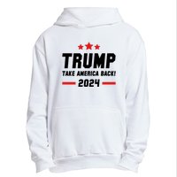 Trump 2024 Take America Back Urban Pullover Hoodie