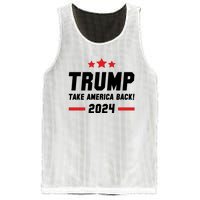 Trump 2024 Take America Back Mesh Reversible Basketball Jersey Tank