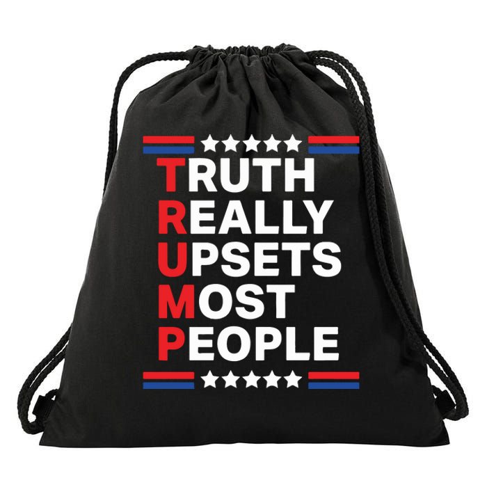 Trump 2024 Take America Back Drawstring Bag