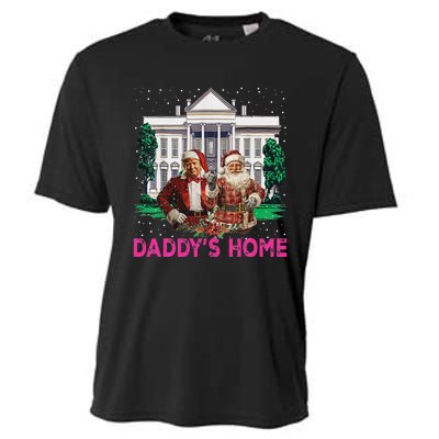 Trump 2024 Take America Back DaddyS Home Christmas Cooling Performance Crew T-Shirt