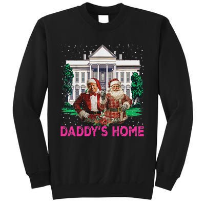 Trump 2024 Take America Back DaddyS Home Christmas Sweatshirt