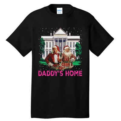 Trump 2024 Take America Back DaddyS Home Christmas Tall T-Shirt