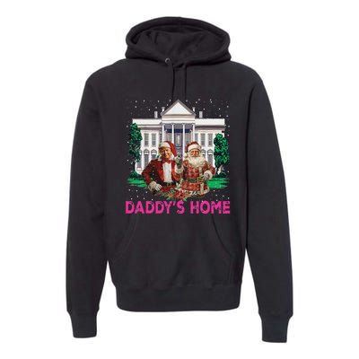 Trump 2024 Take America Back DaddyS Home Christmas Premium Hoodie