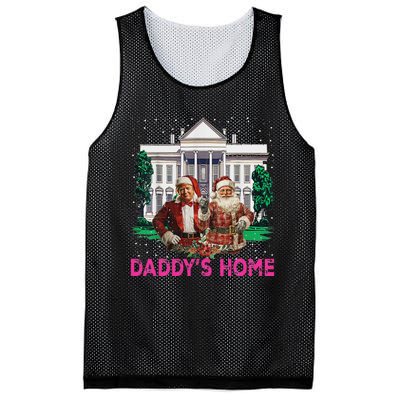 Trump 2024 Take America Back DaddyS Home Christmas Mesh Reversible Basketball Jersey Tank