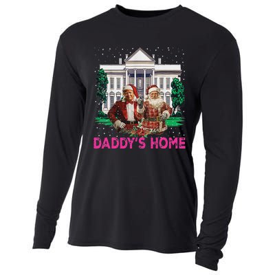 Trump 2024 Take America Back DaddyS Home Christmas Cooling Performance Long Sleeve Crew