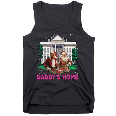 Trump 2024 Take America Back DaddyS Home Christmas Tank Top