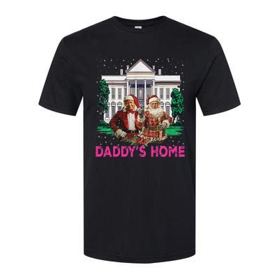 Trump 2024 Take America Back DaddyS Home Christmas Softstyle CVC T-Shirt