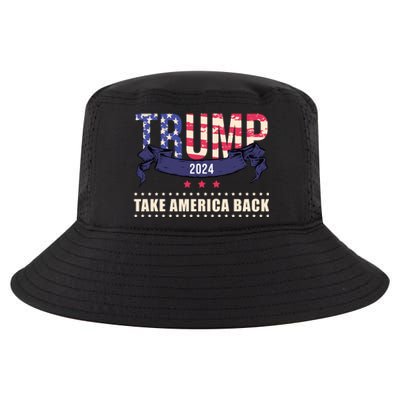 Trump 2024 Take America Back Election Cool Comfort Performance Bucket Hat