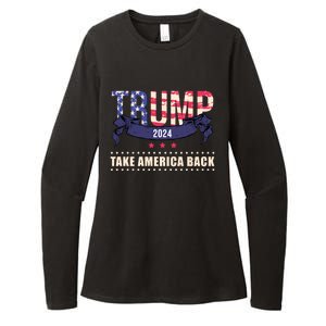 Trump 2024 Take America Back Election Womens CVC Long Sleeve Shirt