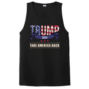 Trump 2024 Take America Back Election PosiCharge Competitor Tank