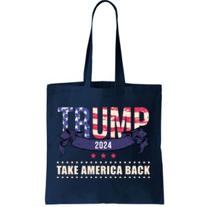 Trump 2024 Take America Back Election Tote Bag