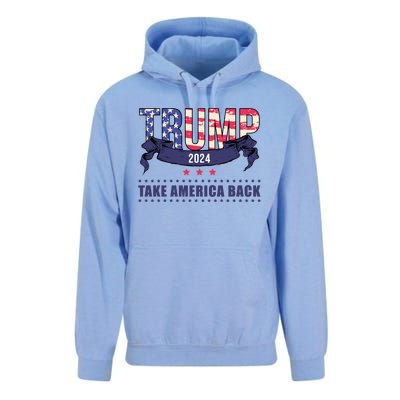 Trump 2024 Take America Back Election Unisex Surf Hoodie