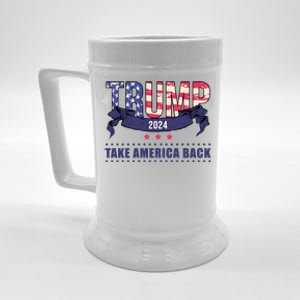 Trump 2024 Take America Back Election Beer Stein