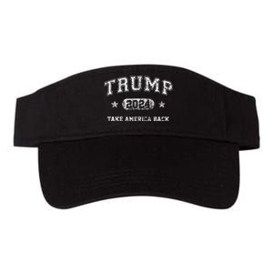 Trump 2024 Take America Back Valucap Bio-Washed Visor