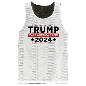 Trump 2024 Take America Back American Flag Trump 2024 Mesh Reversible Basketball Jersey Tank