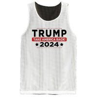 Trump 2024 Take America Back American Flag Trump 2024 Mesh Reversible Basketball Jersey Tank