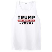 Trump 2024 Take America Back American Flag Trump 2024 PosiCharge Competitor Tank