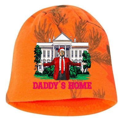 Trump 2024 Take America Back Daddys Home Christmas Kati - Camo Knit Beanie