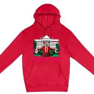 Trump 2024 Take America Back Daddys Home Christmas Premium Pullover Hoodie