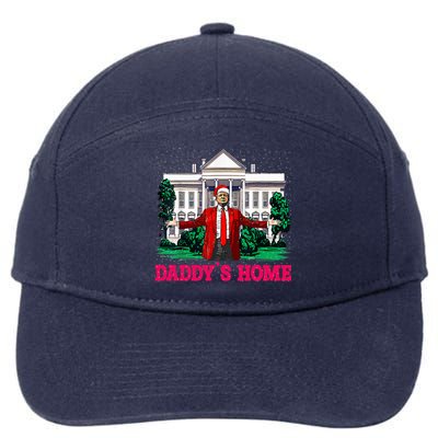 Trump 2024 Take America Back Daddys Home Christmas 7-Panel Snapback Hat