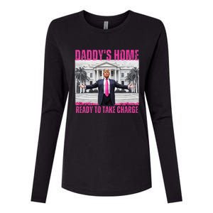 Trump 2024 Take America Back DaddyS Home Womens Cotton Relaxed Long Sleeve T-Shirt