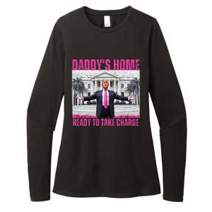 Trump 2024 Take America Back DaddyS Home Womens CVC Long Sleeve Shirt