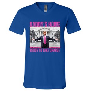 Trump 2024 Take America Back DaddyS Home V-Neck T-Shirt