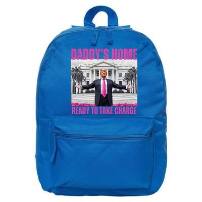 Trump 2024 Take America Back DaddyS Home 16 in Basic Backpack