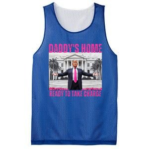 Trump 2024 Take America Back DaddyS Home Mesh Reversible Basketball Jersey Tank