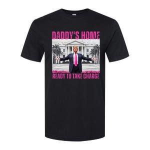 Trump 2024 Take America Back DaddyS Home Softstyle CVC T-Shirt