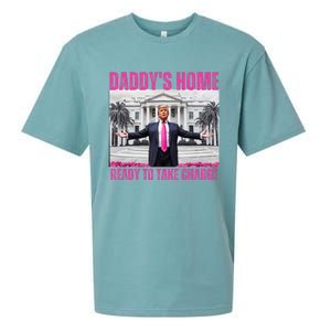 Trump 2024 Take America Back DaddyS Home Sueded Cloud Jersey T-Shirt