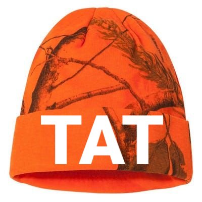 Trump 2024 Tough As Trump Tat Pa Rally 2024 Usa Flag Save Our Republic Kati Licensed 12" Camo Beanie