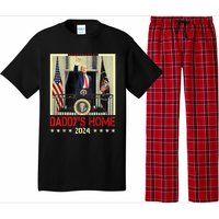 Trump 2024 Take America Back DaddyS Home Trump 2024 Pajama Set