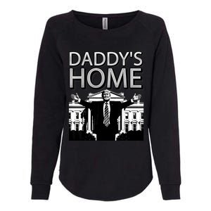 Trump 2024 Take America Back DaddyS Home Trump Womens California Wash Sweatshirt