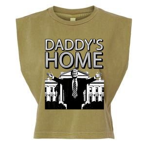 Trump 2024 Take America Back DaddyS Home Trump Garment-Dyed Women's Muscle Tee