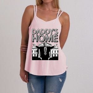 Trump 2024 Take America Back DaddyS Home Trump Women's Strappy Tank