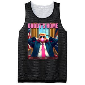 Trump 2024 Take America Back Daddys Home Mesh Reversible Basketball Jersey Tank