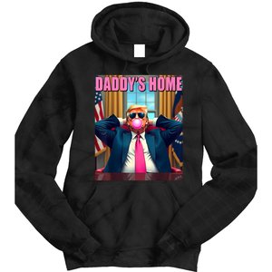 Trump 2024 Take America Back Daddys Home Tie Dye Hoodie