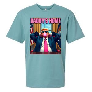 Trump 2024 Take America Back Daddys Home Sueded Cloud Jersey T-Shirt