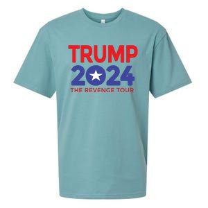 Trump 2024 The Revenge Tour Long Sleeve Sueded Cloud Jersey T-Shirt