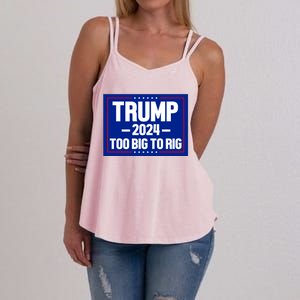 Trump 2024 Too Big To Rig Women's Strappy Tank