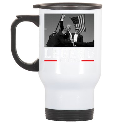 Trump 2024 Trump Shooting President Legend Stainless Steel Travel Mug