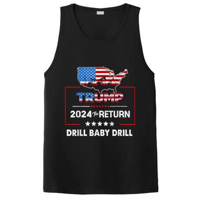 Trump 2024 The Return Drill Baby Drill PosiCharge Competitor Tank