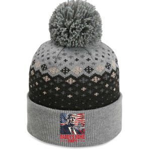 Trump 2024 Take America Back Daddys Home The Baniff Cuffed Pom Beanie