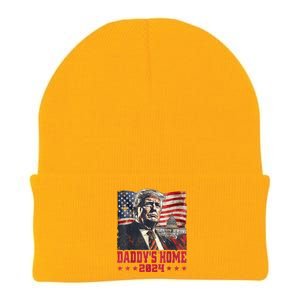 Trump 2024 Take America Back Daddys Home Knit Cap Winter Beanie