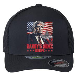 Trump 2024 Take America Back Daddys Home Flexfit Unipanel Trucker Cap