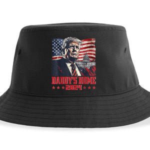 Trump 2024 Take America Back Daddys Home Sustainable Bucket Hat