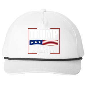 Trump 2024 Take America Back Snapback Five-Panel Rope Hat