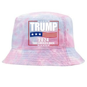 Trump 2024 Take America Back Tie-Dyed Bucket Hat