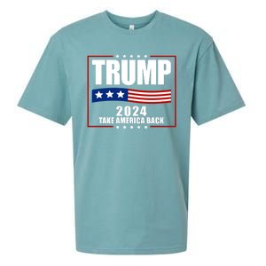 Trump 2024 Take America Back Sueded Cloud Jersey T-Shirt